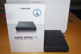 BRAND NEW FREECOM XS EXTERNAL HARD DRIVE - 1TB