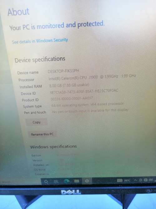 FEC MINI COMPUTER, CELERON J1900, 8GB DDR3L(SINGLE CHIP, LAPTOP MEMORY), 320GB (LAPTOP HARD DRIVE)