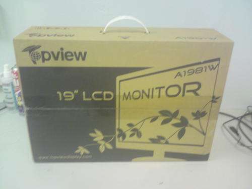 BRAND NEW SEALED 19 INCH LCD MONITOR - SHIPPING ONLY R80