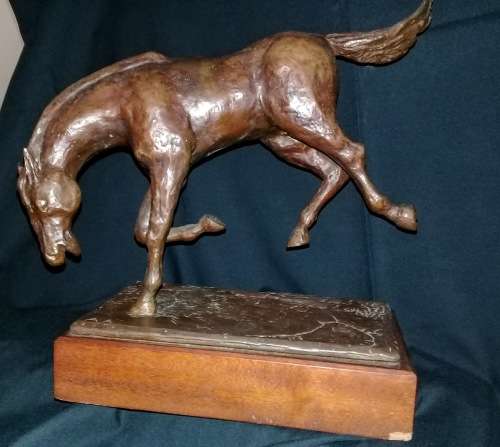 Solid Bronze Horse Sculpture