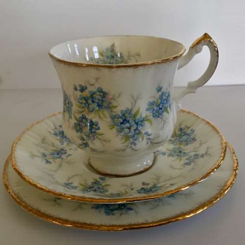 Vintage Paragon 'Remember Me'  Fine Bone China Trio
