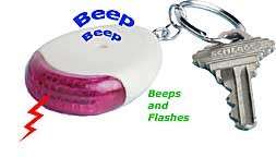 Sonic Keyfinder key ring with flashing light Key Finder