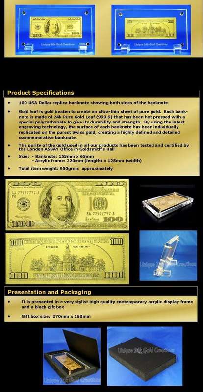 $100 GOLD NOTE