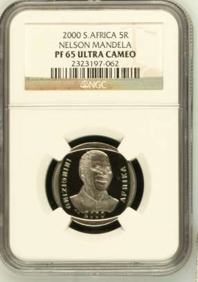** 2000 Nelson Mandela PF65 + PF64 + PF63 **