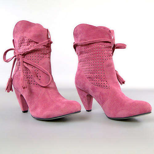 SIZE 3,5 Boots purple - New - (283)