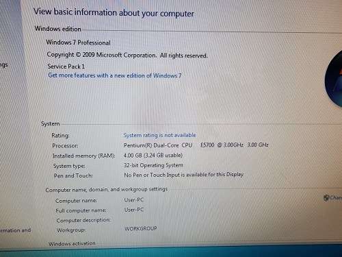Pentium Dual Core Computer