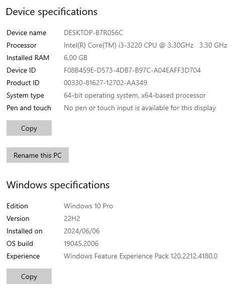 Core i3 Computer with screen