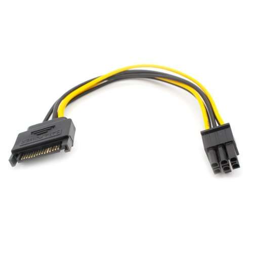 6 PACK v006c PCIe PCI-E PCI Express Powered Riser Adapter Card, BONUS FREE Power Switch