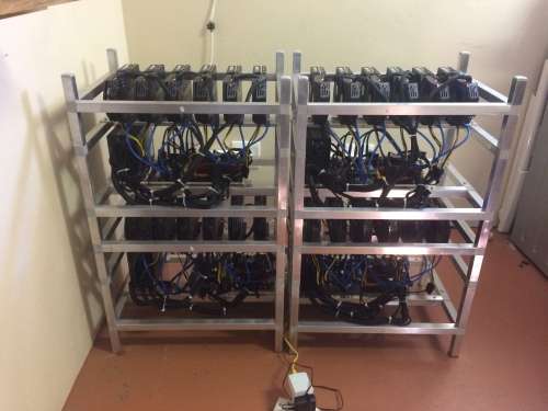 8 GPU Open Air Mining Rig Frame for mining Ethereum/Bitcoin Gold/Monero/Zcash/etc