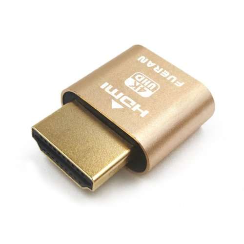 HDMI Dummy Plug - Headless Ghost Display Emulator - Virtual  Desktop for GPU Mining Rig
