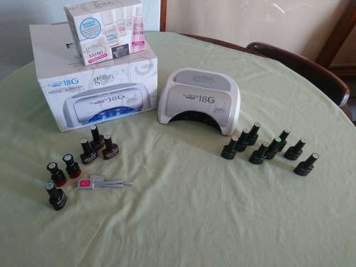 Gelish Harmony 18G Gel LED Nail Polish Curing Manicure Light Lamp + Basix Kit