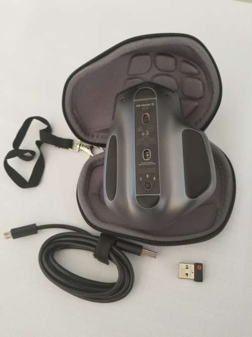 Logitech MX Master 2S Wireless Mouse + Hard Travel Case