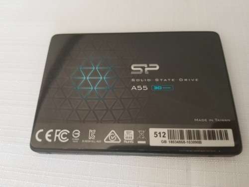Silicon Power 512GB SSD 3D NAND A55 SLC Cache Performance Boost SATA III 2.5" 7mm