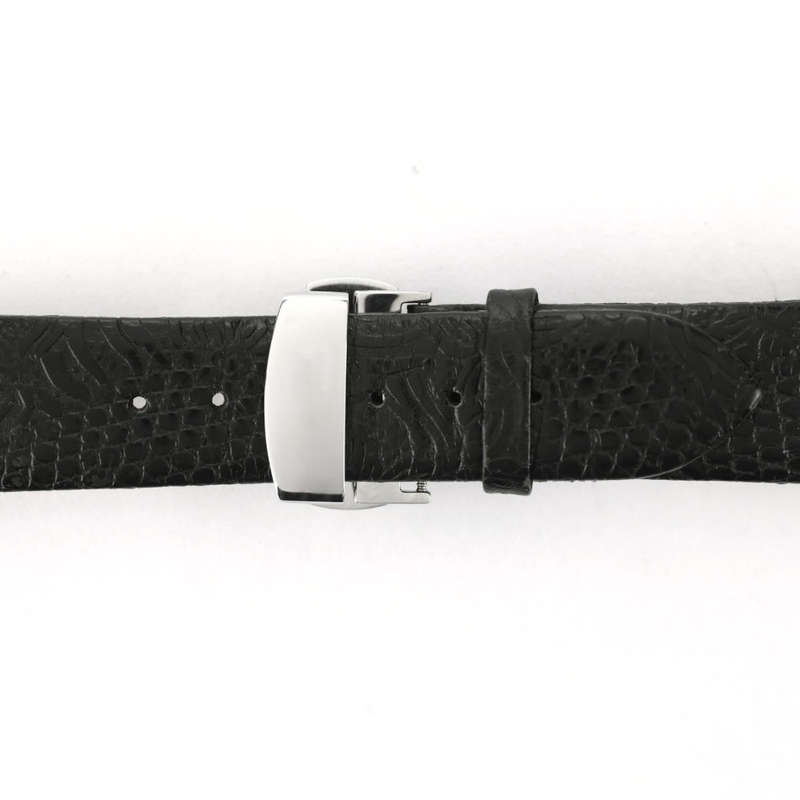 22mm Deployant Clasp/Buckle with Double Push Button Release (Steel)