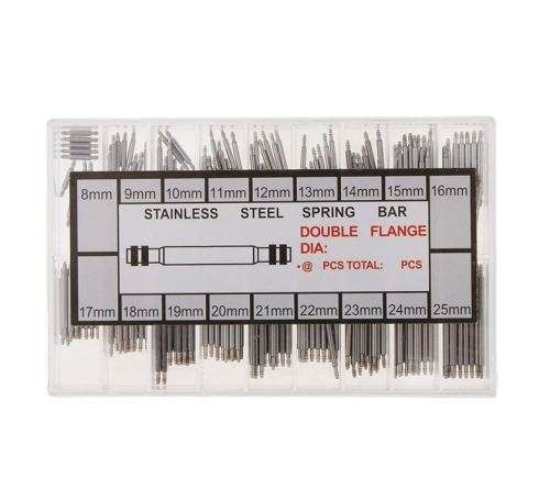 Spring Bar Set 144 pcs (8mm - 25mm)