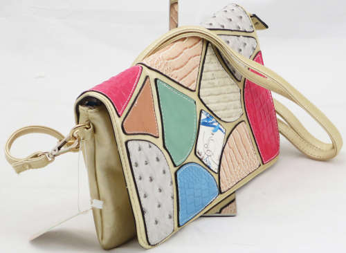 **Elegant** Designer Styled Geometric color Block Shoulder Bag- Be Glamourous!