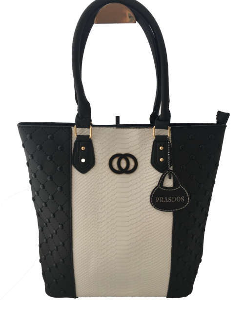 **Gorgeous** Designer Ladies HandBag in Black & White,Quality PU Leather - Great for work and Play!