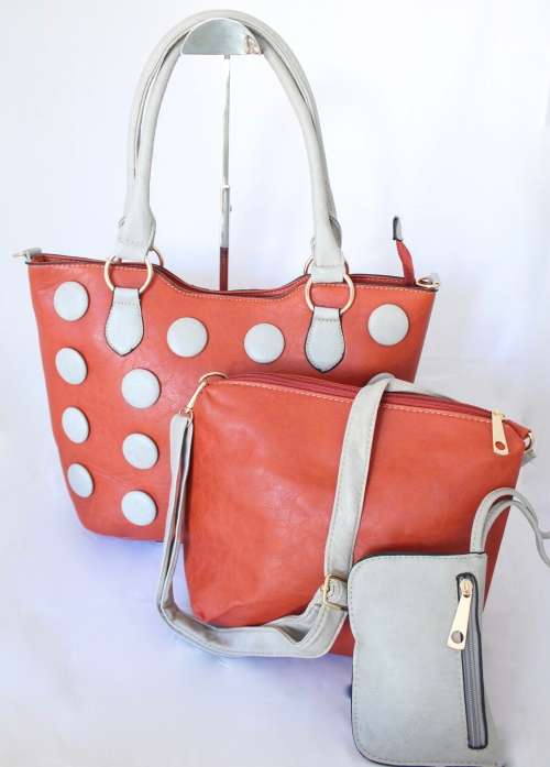 *ONLY ONE*High quality Stylish Designer 3 piece Ladies PU Leather HandBag-Super soft and Luxurious!