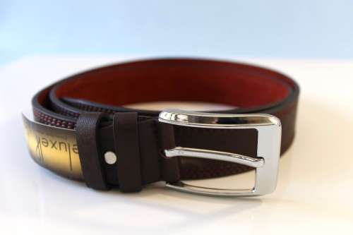 100% Leather Mens Belts in Brown- Great quality! Great Buy!