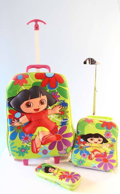 **LAST ONE**3 Piece Brand New Kiddies **3D DORA** Travel set- Must have for luxury!