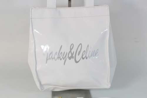 Gorgeous Jackie & Celine Patent White Handbag- Trendy and Happening!