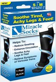 ANTI- FATIGUE COMPRESSION MIRACLE SOCK. Soothes tired feet, improves circulation & reduces swellin