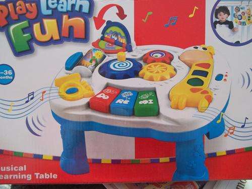 NEW 2 IN 1 Baby Interative Learning Table And musical Mobile. Great stimulation and fun for Baby!