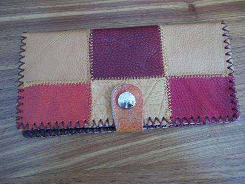 Real Leather Ladies PATCH wallet. Great buy!