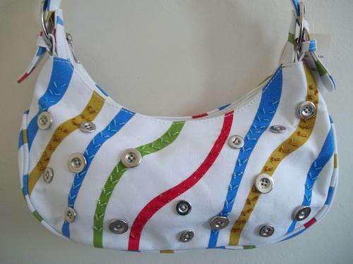 Colorful Designer style handbag with beads, BRIGHTEN UP THIS SUMMER with this GORGEOUS BAG!