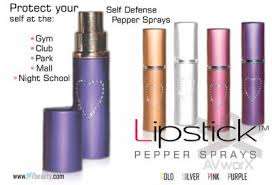Lipstick **PEPPER SPRAY** A must have accessory for any women. NEVER KNOW WHEN YOU'LL NEED IT!!