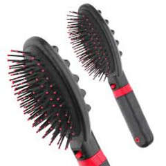 New-Battery operated massaging Hairbrush- Promotes hair growth,strength and vitality-Great buy!