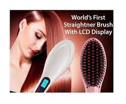 **NEW**Revolutionary Hair Brush Straightener-Straight hair in Minutes, No FUSS!