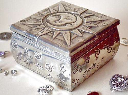 Sunshine Pewter Box