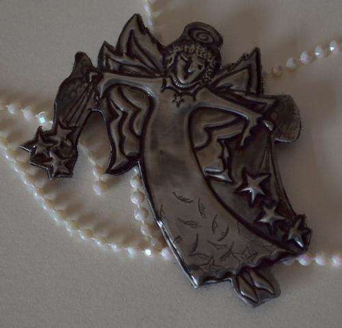 Fairy Angel Pewter Fridge Magnet