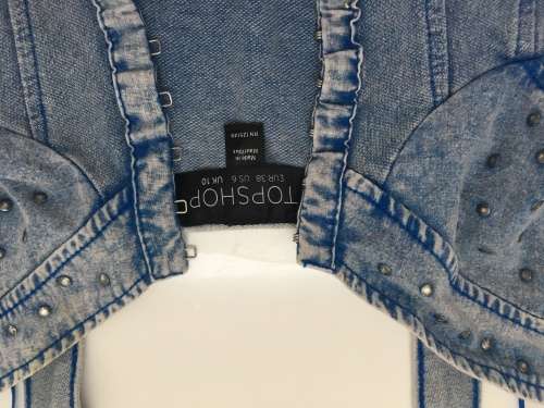 CUTE denim look TOPSHOP Bralet