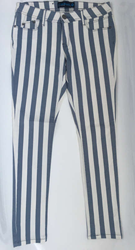 REDBAT Striped Skinny Jeans - Size 10