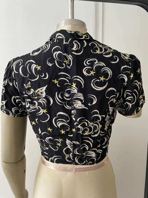TOPSHOP crop shirt - size 10
