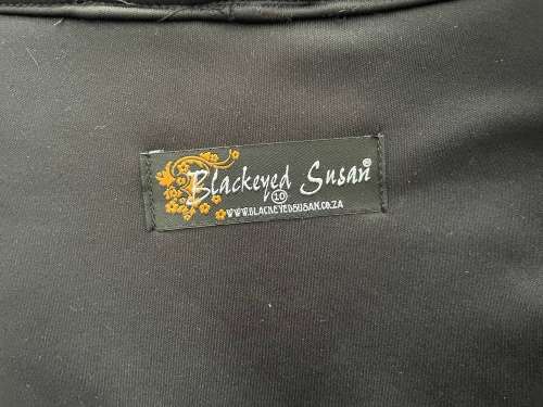 Black soft shell cocoon coat - size 10