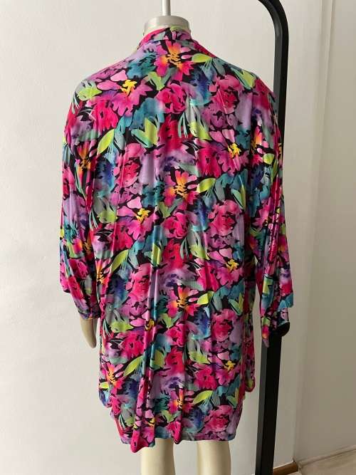 Multicoloured print kimono  - size 10