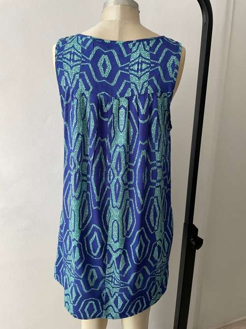 Hurley Sun dress - Blue & Green - size S - Fits size 10
