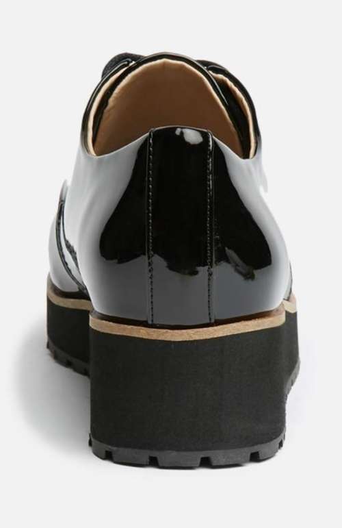 ALDO ladies patent Oxford - black size 7
