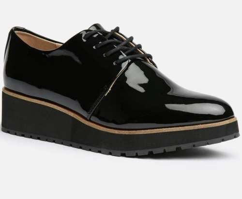 ALDO ladies patent Oxford - black size 7