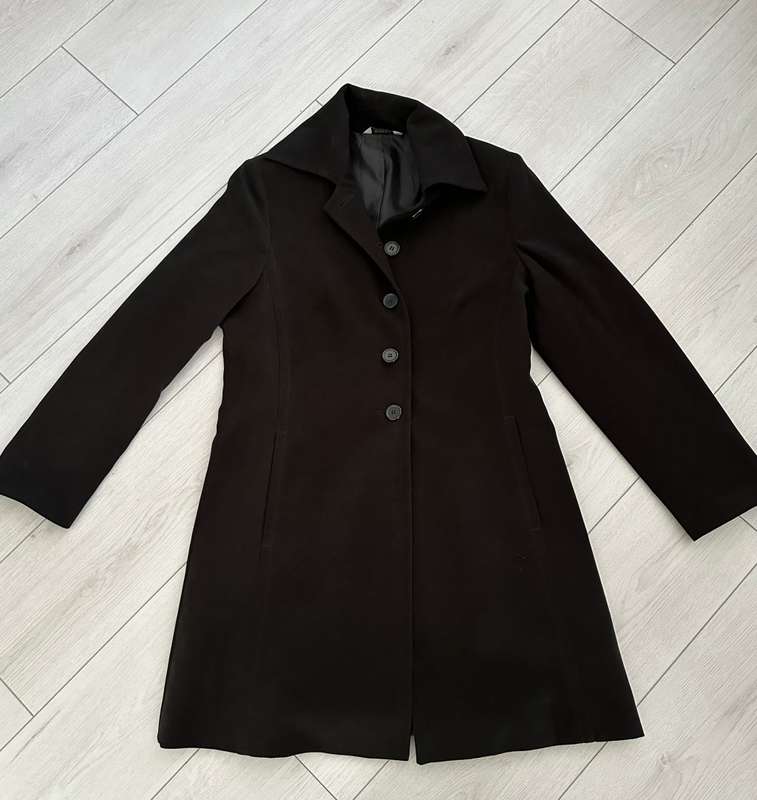 Ladies Woolworths Black coat Size 14