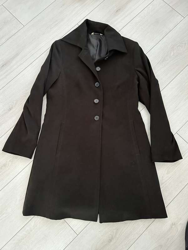 Ladies Woolworths Black coat Size 14