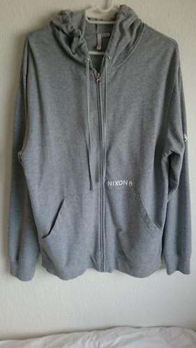 NIXON Mens Basis Zip Through Hoody - BRAND NEW *BARGAIN* Size Large