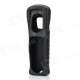 Wii - Protective Silicone Sleeve for Wii Remote- (Clear and Black)