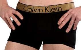 Calvin Klein Men's Dual Tone Black and Gold Boxers