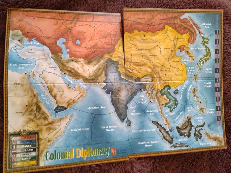 Colonial Diplomacy board game