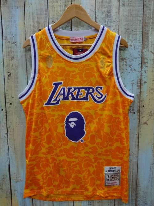 Lakers Bape & Nba Collaboration Jersey