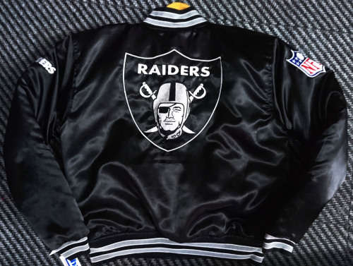 Raiders NFL Fan Bomber Jacket